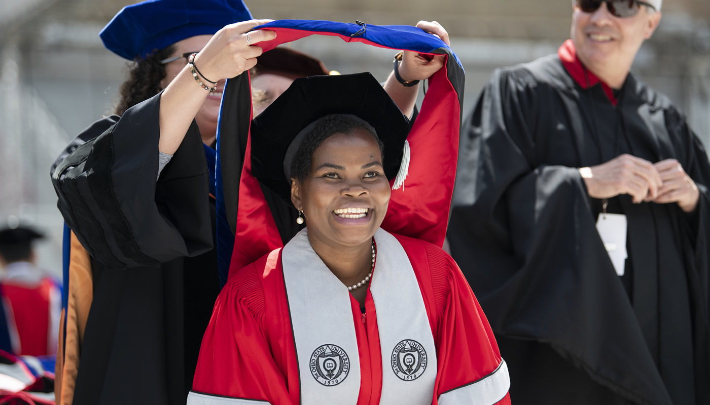 Ohio State Fall Graduation 2024 Fred Joscelin